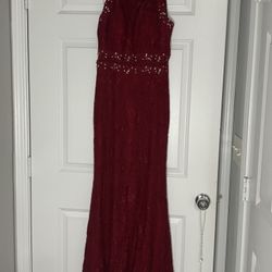 Fiesta Fashion Red Prom Dress