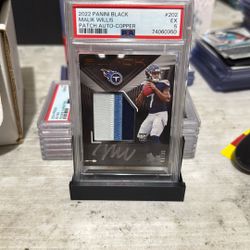 Malik Willis Patch Auto Card