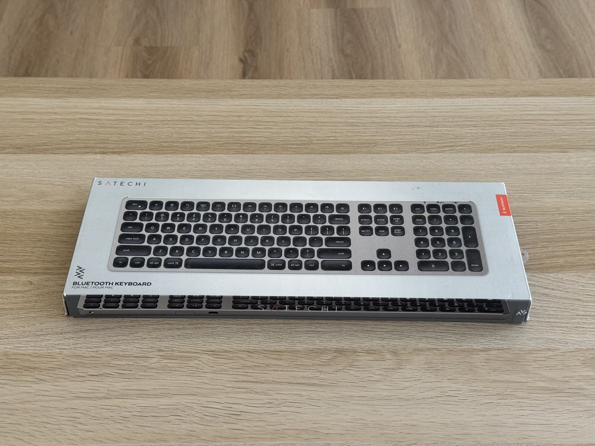 Satechi Aluminum Bluetooth Wireless Keyboard for Mac (Space Gray)