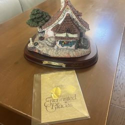 Disney “enchanted Places” Geppettos Toy Shop Artist Porcelain Sculpture