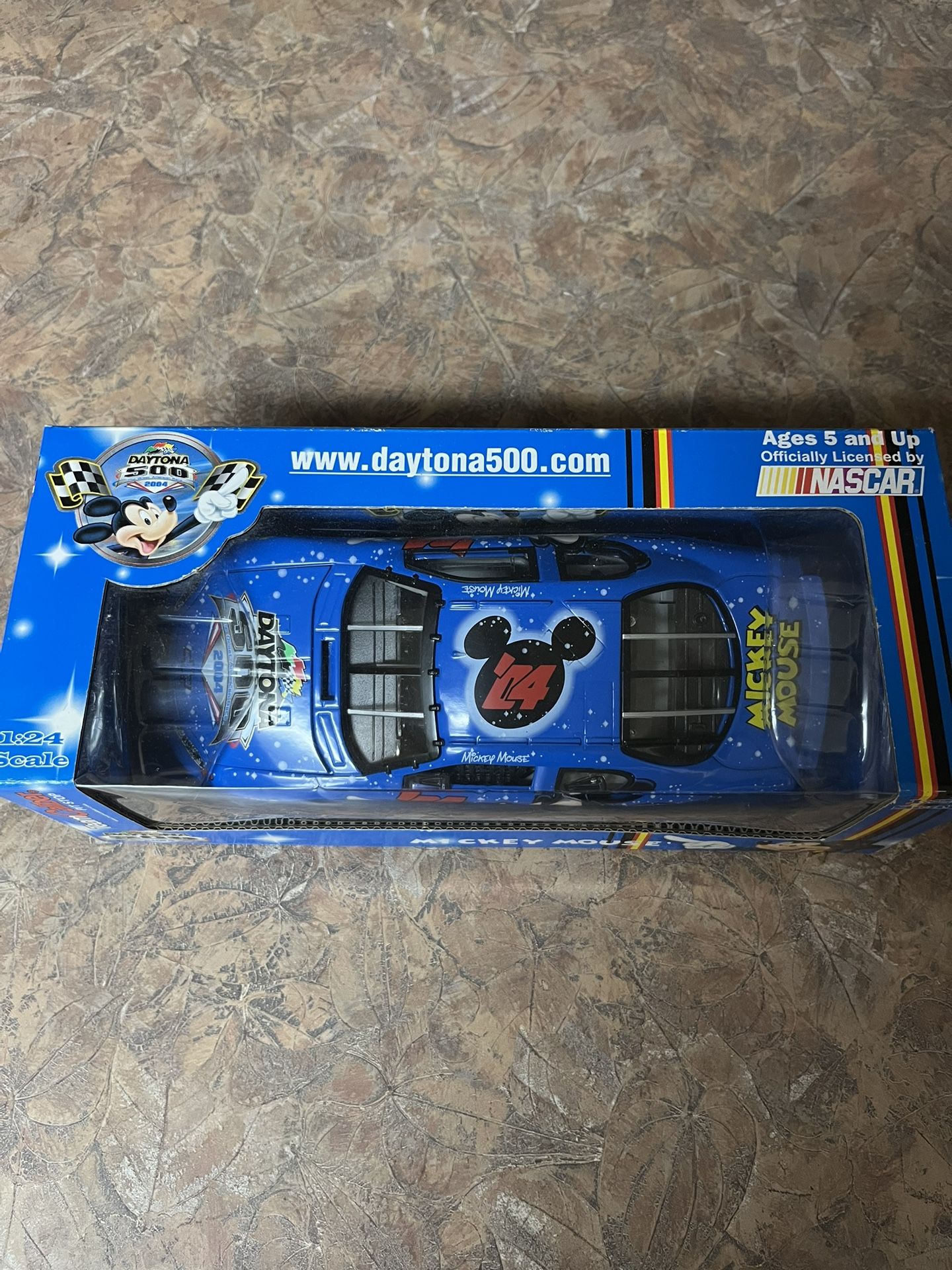 Daytona 500 Mickey Mouse Car Blue New In Box