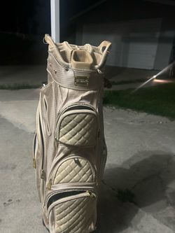 Bella lady’s Champagne Gold Cart Golf Bag