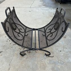 Cast Iron Firewood Holder