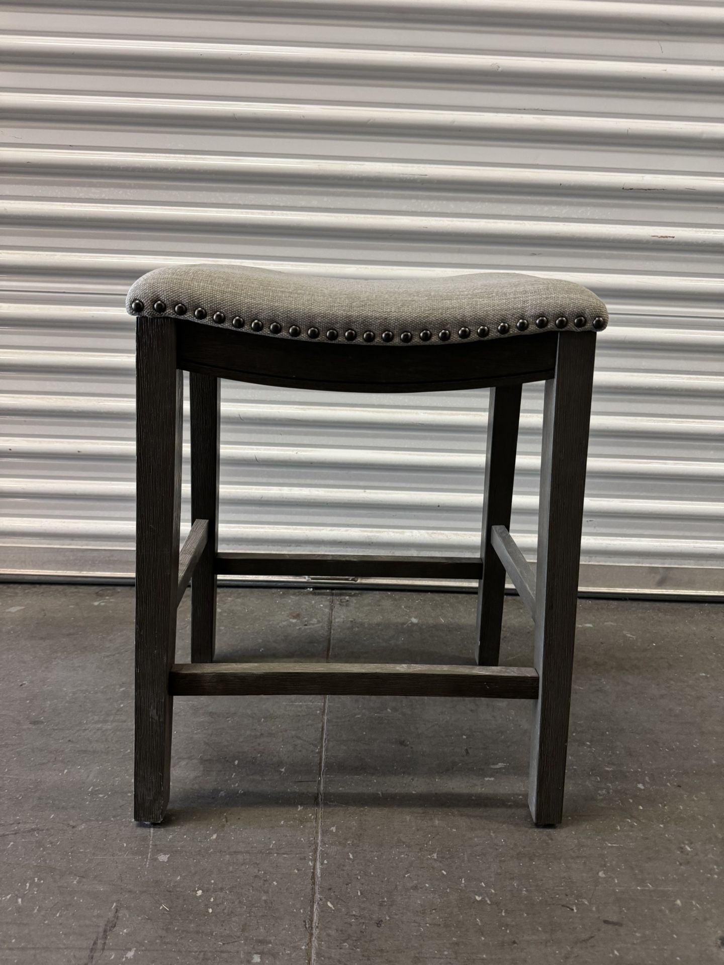 4 Greige/Gray Counter Stools
