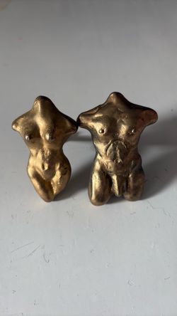 Brass Human Torso drawer/ cabinet pulls handles