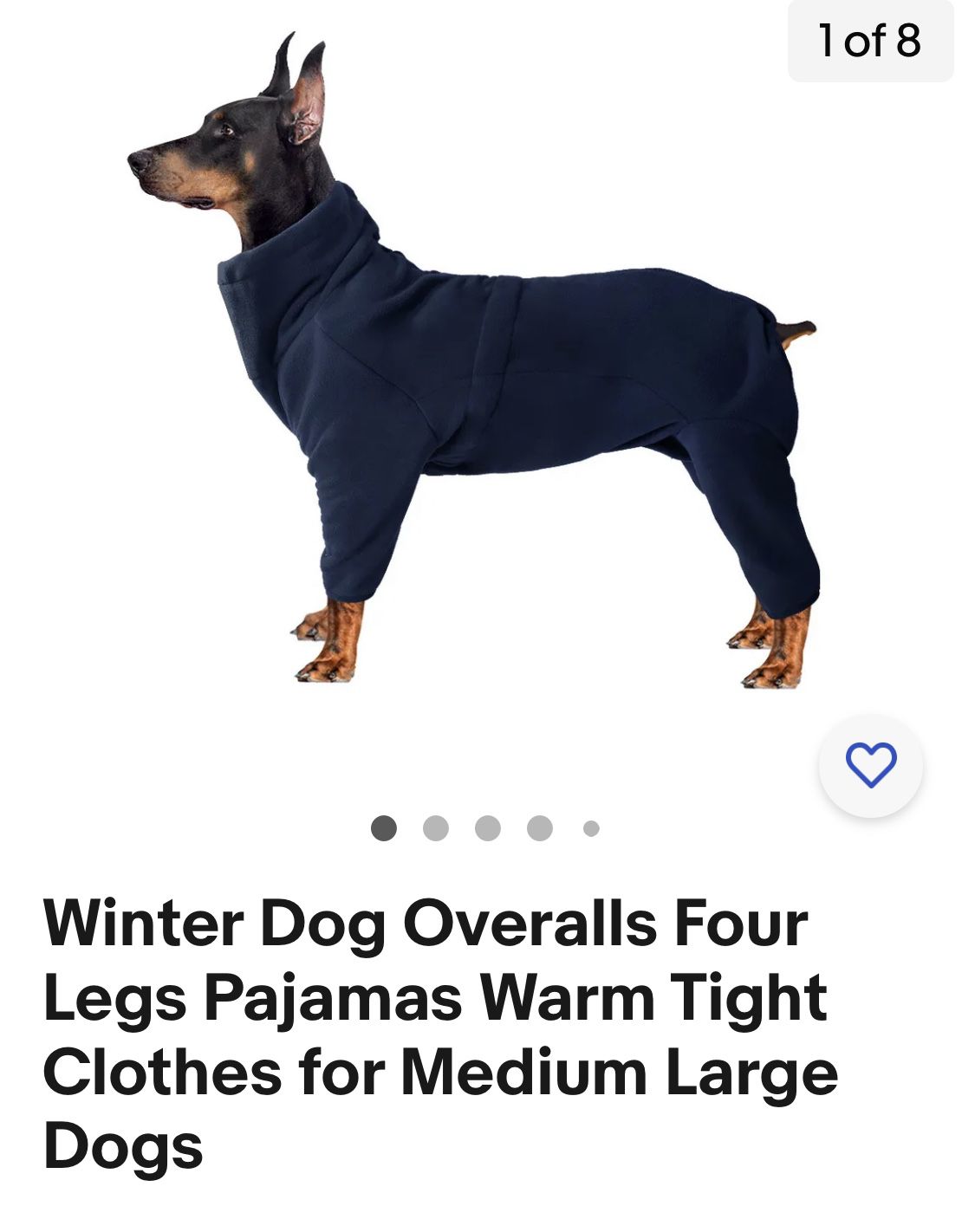 Winter Dog Cover All/Jacket