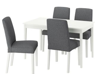 Table and 4 chairs
