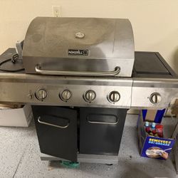 Nexgrill Bbq Stainless Steel with Side Burner & Propane Tank