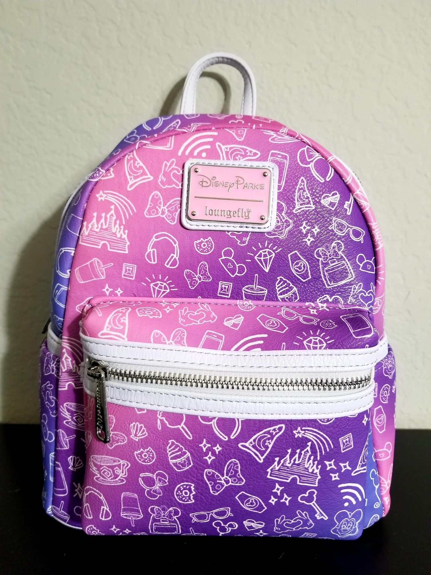 Pink snacks loungefly backpack