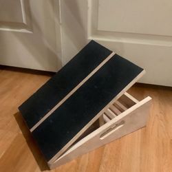 Wooden Adjustable Slant Board – Calf Stretcher / Squat Wedge