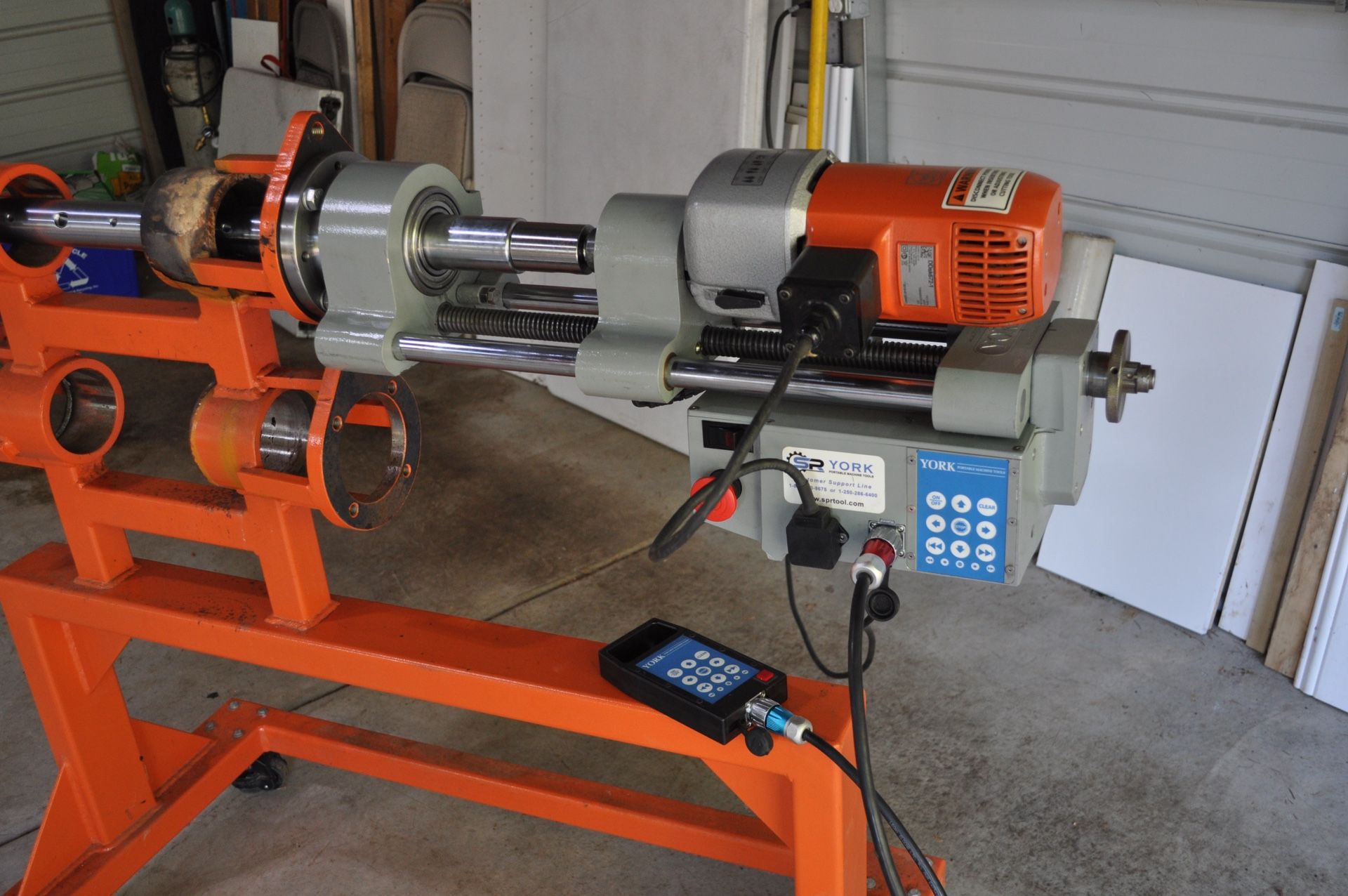 York 4-14 Line Boring Boring Machine