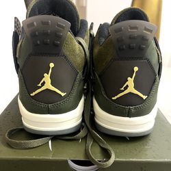 Air Jordan 4 Retro SE Craft Brand New In Box. 9.5 Olive Suede. 