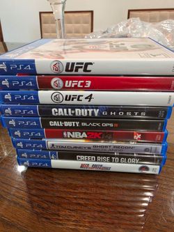 Sony PS4 With 9 Video Games