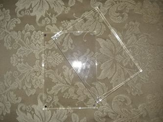 Lucite magnetic Photo Holder 4x6"