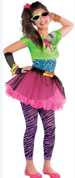 New totally awesome 80’s costume junior X-Large $15