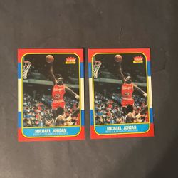 Michael Jordan Rookie Reprint Lot Of 2 86 Style