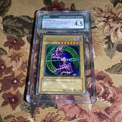 Dark Magician Ultra Rare Starter Deck Yugi 2002 Yu-Gi-Oh! SDY-006 Graded CGC 4.5