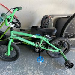 Green Kids Trainer Bike Ages 3+ 