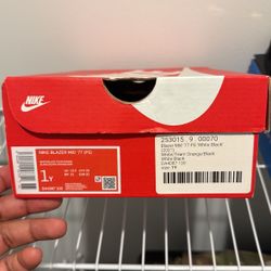 Nike Blazers PS 77 size 1Y