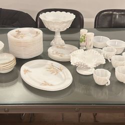 Milk Glass Collection 