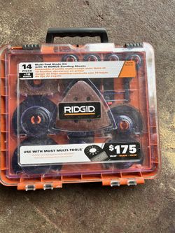 RIDGID 14-Piece Oscillating Multi-Tool Blade Accessory Kit brand New 