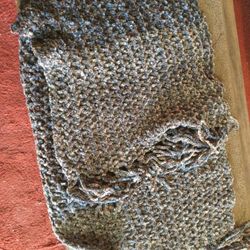 Crochet Wool Shawl Very Nice 