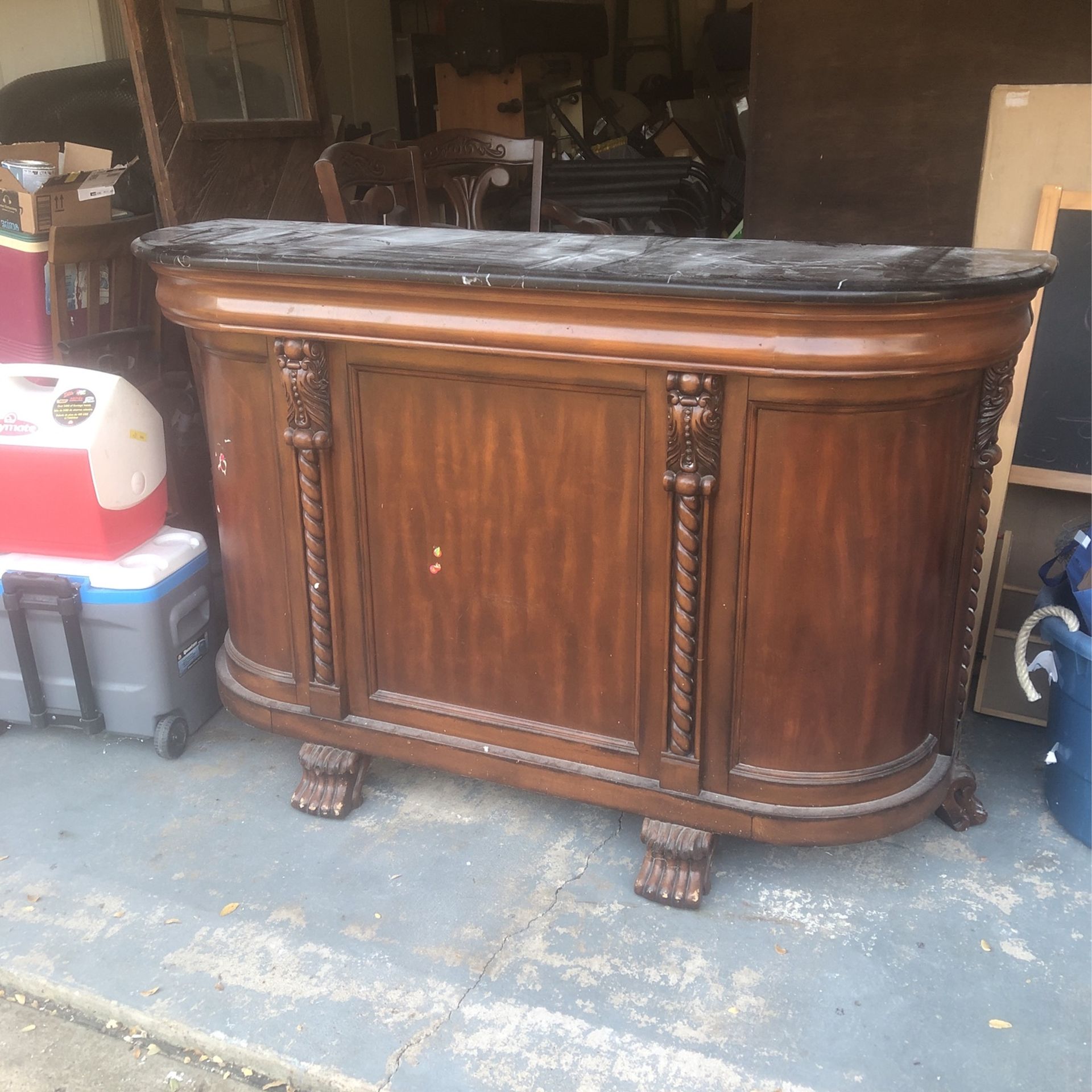 Bar and Stools 