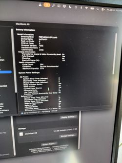 MacBook Air M1 16gb ram 256gb ssd, broke lcd screen, works perfect