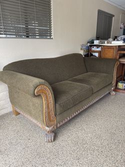 Two Gorgeous Sofas, Green Brown