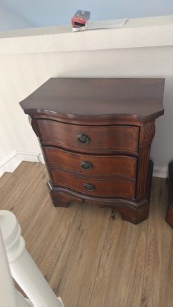 Pair of Solid Wood Nightstands