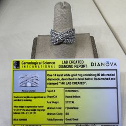 Lab Diamond Band Ring