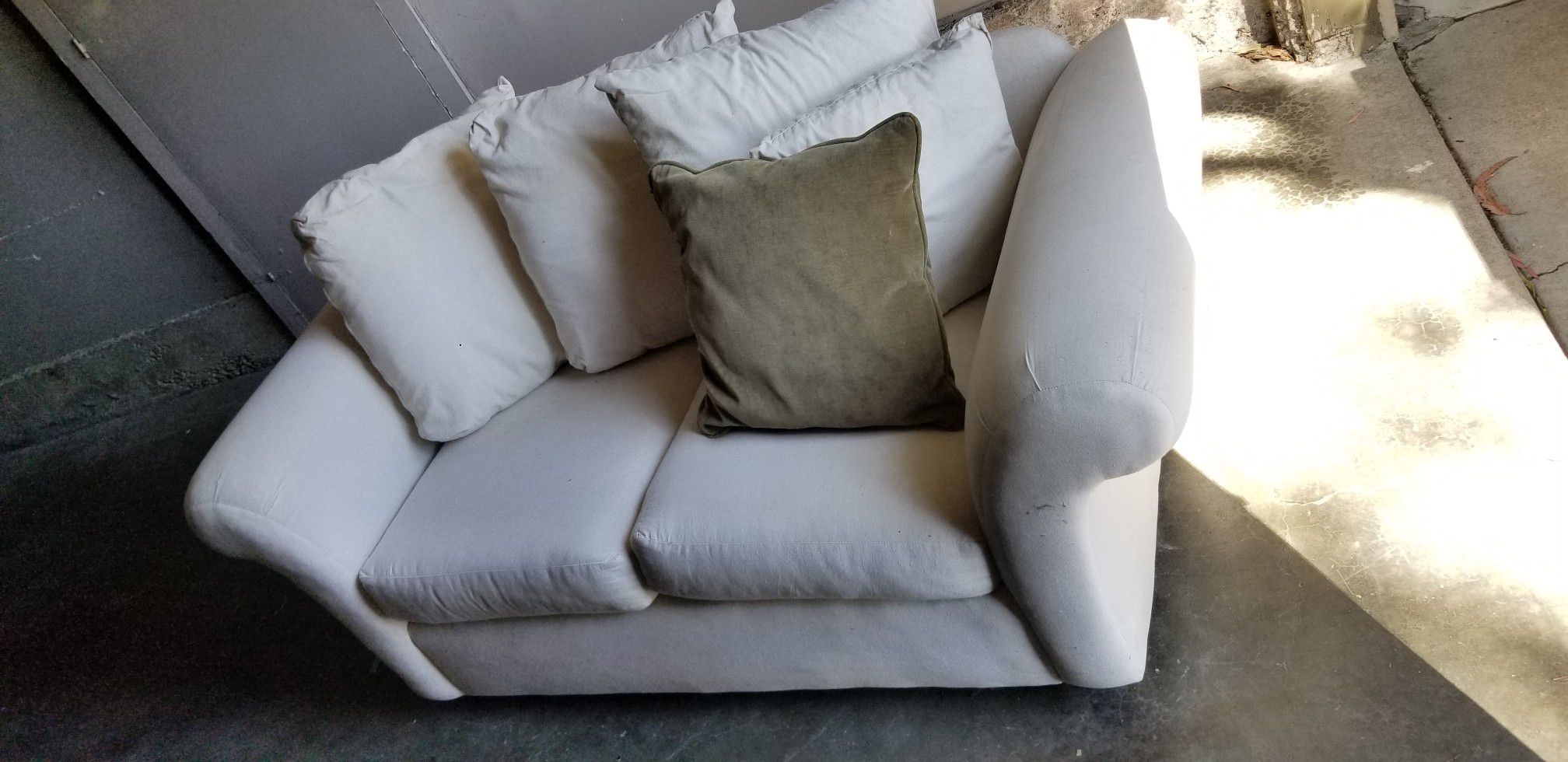 Clean white couch!