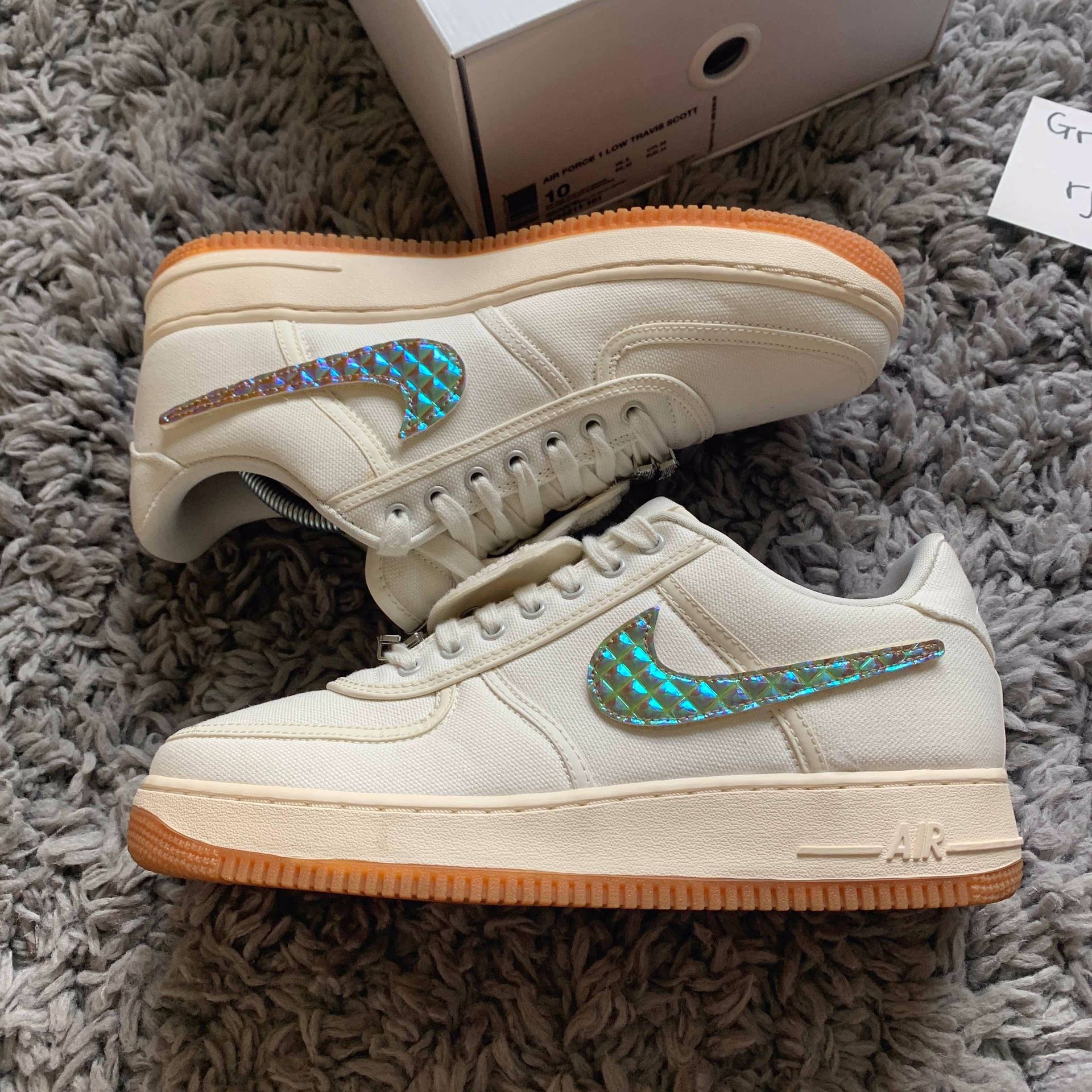 travis scott air force 1 “sail”