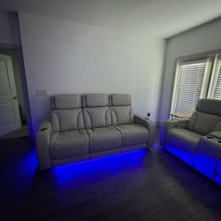 Leather couch