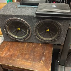 Two 10 Inch Subwoofer