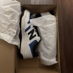 NEW BALANCE 480 LOW RETRO SNEAKERS MEN'S SZ 5.5 W7 WHITE BLUE BLACK BB480LTA