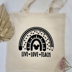 Tote Bag For Teacher (customizable )
