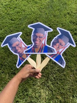 Custom Graduation Hand Fans