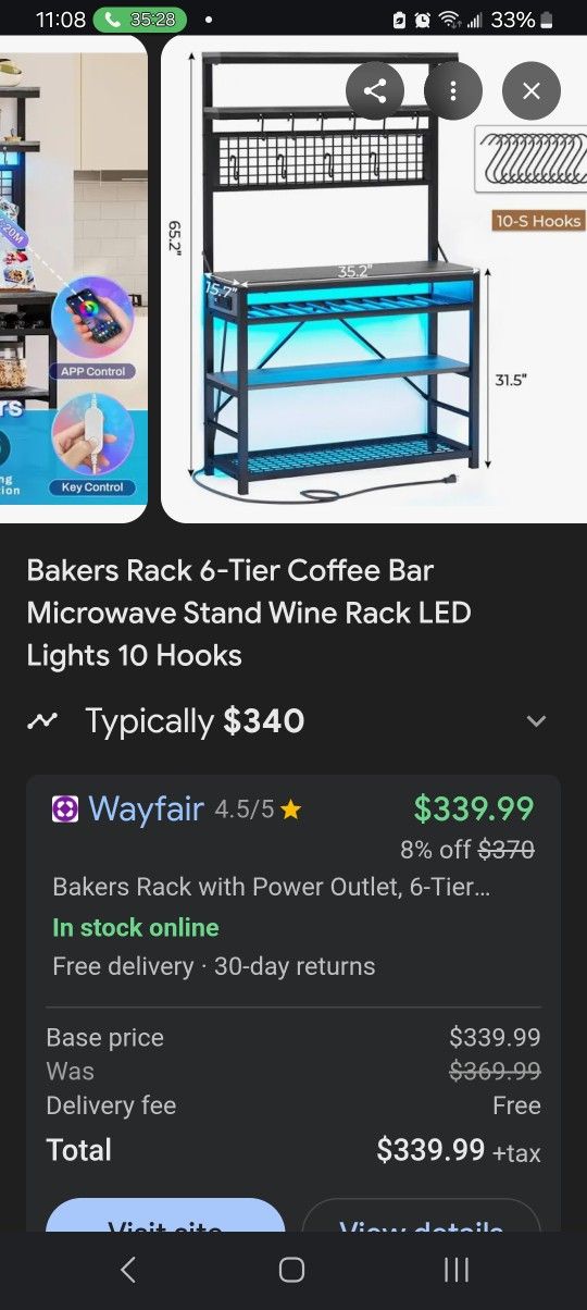 Bakers Rack