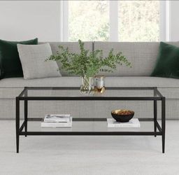 45" Glass Coffee Table