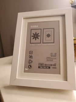IKEA 5x7 White & Silver Frames (Set Of 4 In Each Color)