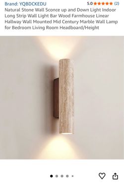 Natural Stone Wall Sconce Up Down Light