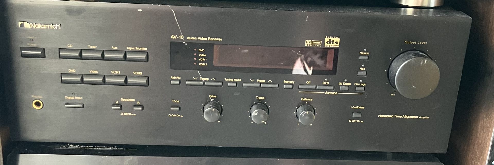 NAKAMICHI AV-10 AUDIO / VIDEO RECEIVER great Condition MAKE OFFER