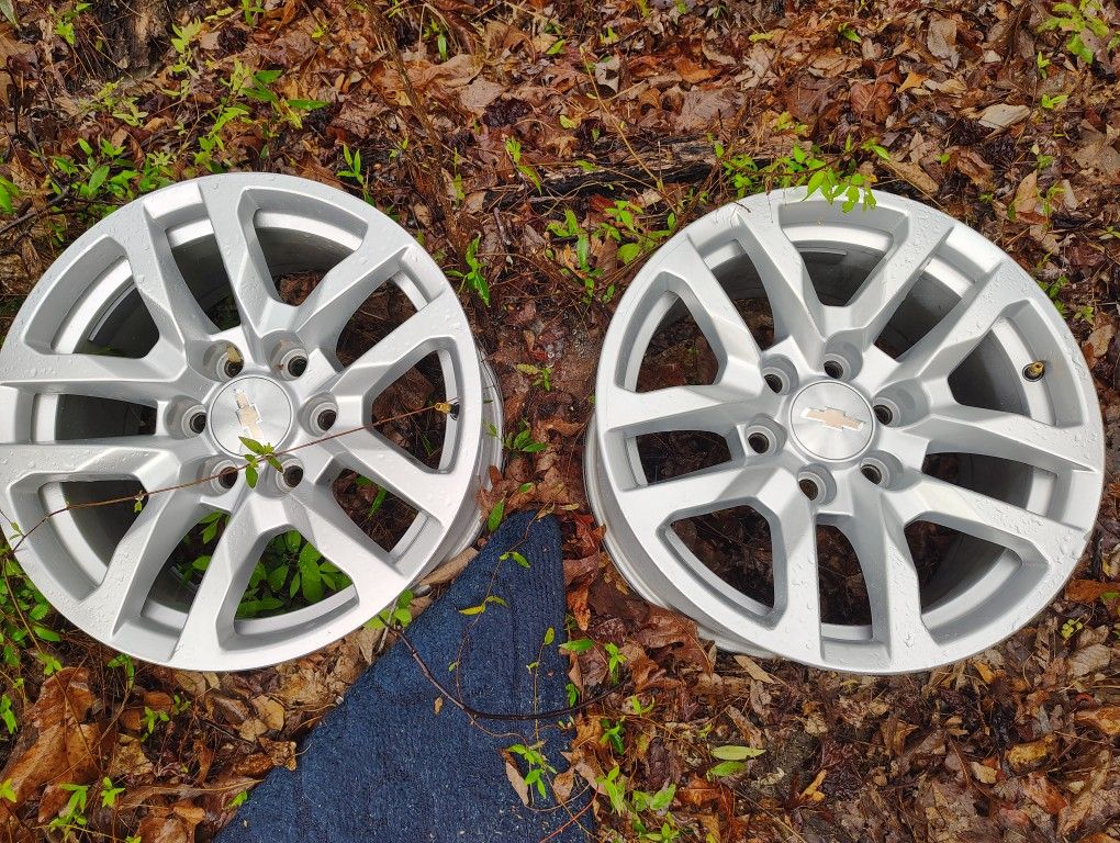 Chevrolet factory 6 Bolt 18" Rims 8.5 Wide (All Four Rims) No Tires
