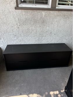 Black Dresser 4 Drawer