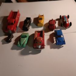 9 Vintage Tootsie Toy Cars