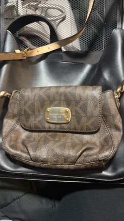 Michael Kors Brown Signature Crossbody Bag