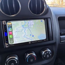 7 Inch Dual Double Din In Dash Apple CarPlay and Android Auto Bluetooth and AV In