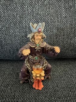 Purple Robbed Wizard Statue