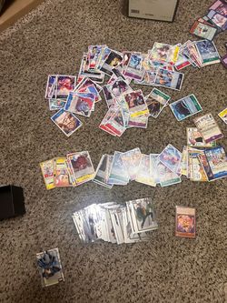 One piece, marvel and Yugioh cards